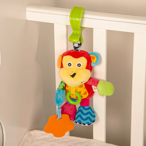 Alcazie Monkey Red Pulling Toy With Teether