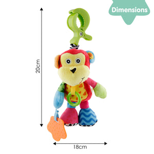 Alcazie Monkey Red Pulling Toy With Teether