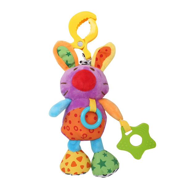 Alcazie Cute Purple Hanging Pulling Toy With Teether