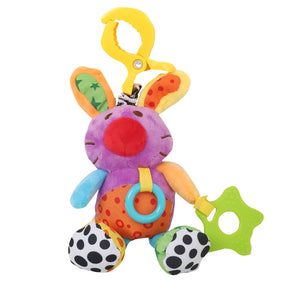 Alcazie Cute Purple Hanging Pulling Toy With Teether