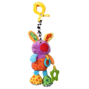 Alcazie Cute Purple Hanging Pulling Toy With Teether