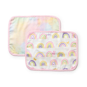 Alcazie Set of 2 Organic Rai Pillow Cover - Rainbow Dreams