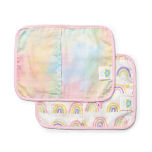 Alcazie Set of 2 Organic Rai Pillow Cover - Rainbow Dreams