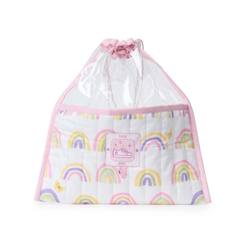 Alcazie Organic Shoe Bag - Rainbow Dreams