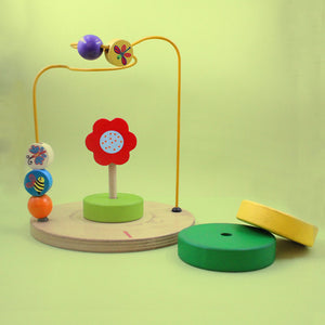 Alcazie Garden Flower Wooden Maze