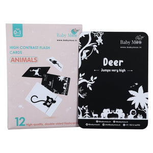 Newborn Play Kit With High Contrast Cards, Toy Rattles And Teethers 6 Items 0-12M - Multicolour