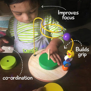 Alcazie Garden Flower Wooden Maze