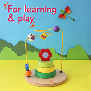 Alcazie Garden Flower Wooden Maze