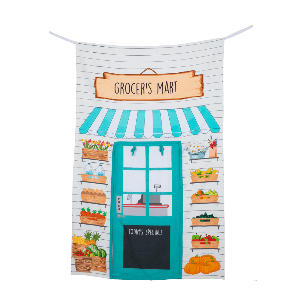 Alcazie Role Play Grocers Mart & Cash Register Set