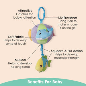 Alcazie Ocean Friends Multicolour Pulling Toy