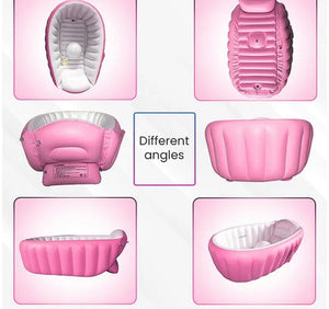 Alcazie Safe-O-Kid Baby Bath Tub with Multipurpose Baby Shower Cap - Purple