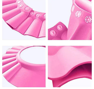 Alcazie Safe-O-Kid Baby Bath Tub with Multipurpose Baby Shower Cap - Purple