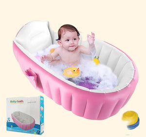 Alcazie Safe-O-Kid Baby Bath Tub with Multipurpose Baby Shower Cap - Purple