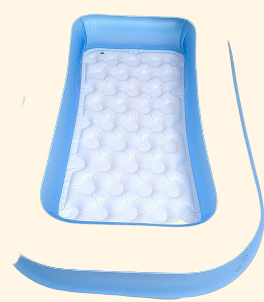 Alcazie Baty Bath tub 6 Ft Large Size Bath tub Without Air Pump - NO AIR Pump I Blue Color