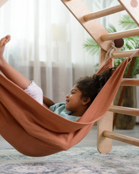 Hammock attachment for Transformable Pikler Triangle