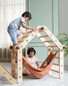 Hammock attachment for Transformable Pikler Triangle