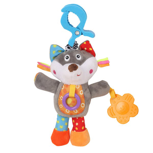 Alcazie Puppy Love Multicolour Hanging Pulling Toy With Teether