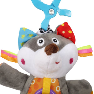 Alcazie Puppy Love Multicolour Hanging Pulling Toy With Teether