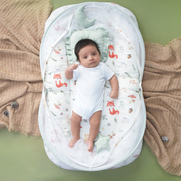 Alcazie Organic Mosquito Net Set - Woodland