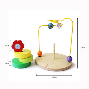 Alcazie Garden Flower Wooden Maze