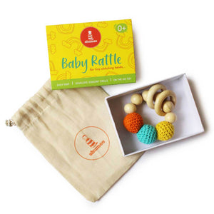 Wooden Teether and Rattle Rings