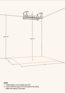 Aerial Set | Ceiling Pikler Jungle Gym