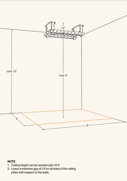 Bloon Ceiling Pikler Jungle Gym