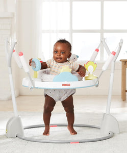 Alcazie Baby Activity Play Bouncer for Baby Ages 4m+ Silver Lining Cloud, Foldable