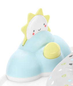 Alcazie Baby Activity Play Bouncer for Baby Ages 4m+ Silver Lining Cloud, Foldable