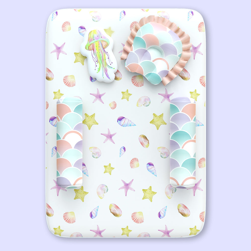 Alcazie 5 Pc Organic New Born Bed Set - Sea Fantasy