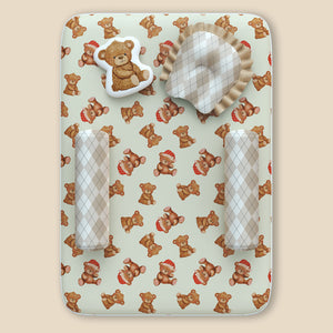 Alcazie 5 Pc Organic New Born Bed Set - Cuddle Bear