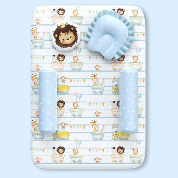 Alcazie 5 Pc Organic New Born Bed Set - Joy Ride