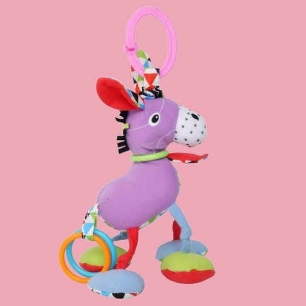 Donkey Purple Hanging Toy With Vibrations
