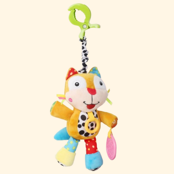 Alcazie Big Eyed Multicolour Hanging Pulling Toy With Teether