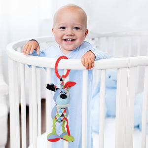 Alcazie Puppy Blue Hanging Toy With Vibrations