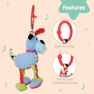Alcazie Puppy Blue Hanging Toy With Vibrations