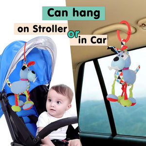 Alcazie Puppy Blue Hanging Toy With Vibrations