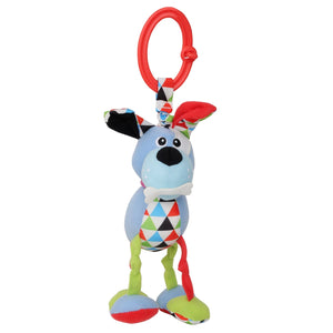Alcazie Puppy Blue Hanging Toy With Vibrations