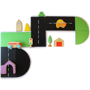 Alcazie Build A City Wooden Set