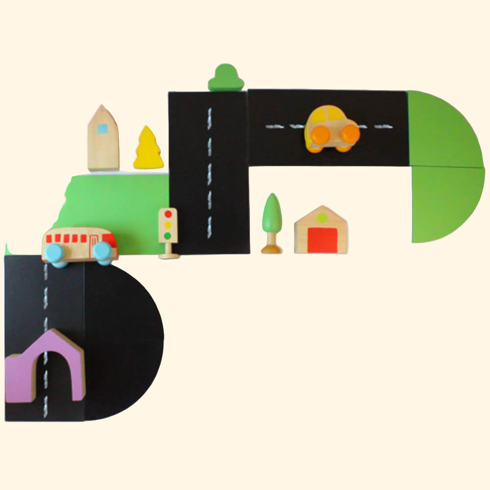 Alcazie Build A City Wooden Set