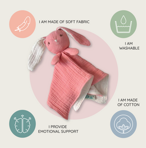 Alcazie Baby Bunny - Cuddle Companion Blankie