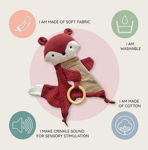 Alcazie Fox Crinkle Toy